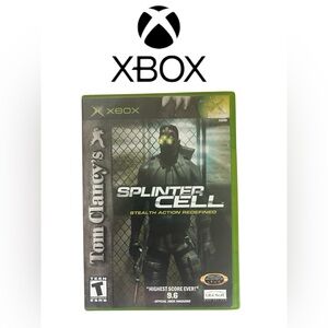 2002 TOM CLANCY’S SPLINTER CELL XBOX GAME VINTAGE VIDEO GAME